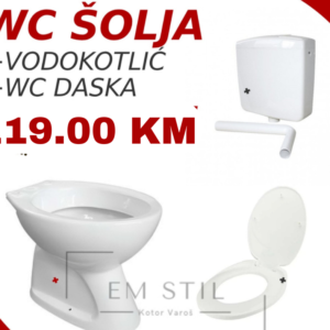 WC set wc šolja,vodokotlic,daska