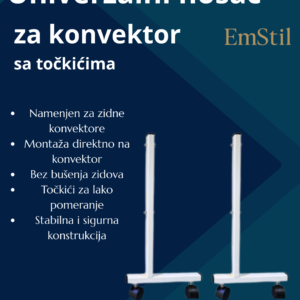 Nosac postolje nogice za konvektor univerzalne,tesy bosch itd