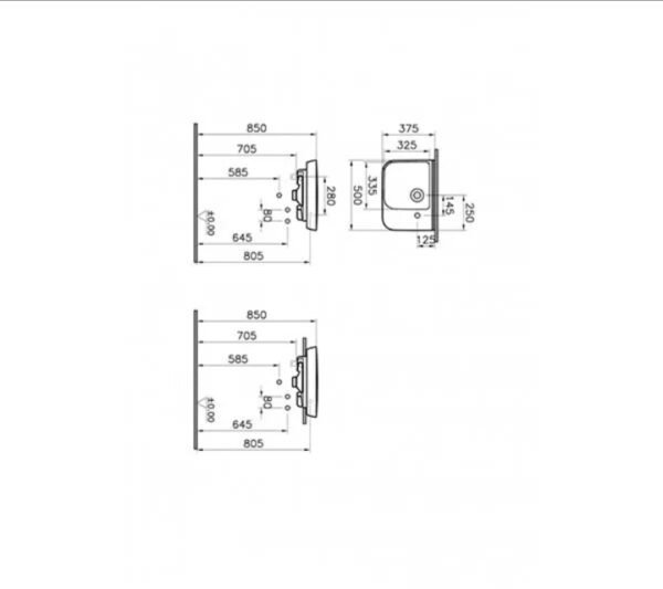 Lavabo VITRA SENTO 50×37,5cm - Image 2