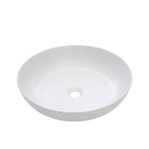 Umivaonik nadgradni bijeli mat Ø 47,5 cm LUX