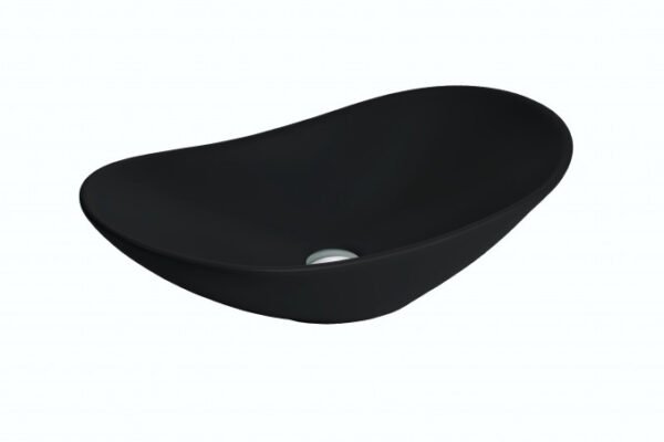 Umivaonik nadgradni Minotti 7030CM CRNI MAT 615x360 I