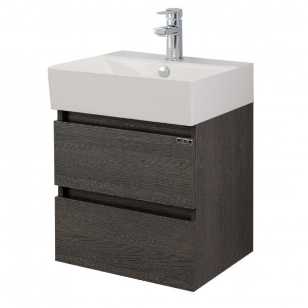 Ormarić sa umivaonikom LineArt PLAZA 60cm ANTHRACITE I