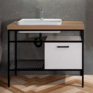Ormaric METALLON 100cm oak-off white I