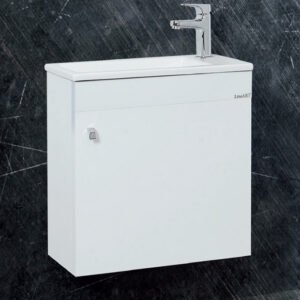 Ormaric sa Umivaonikom LineArt INCI 50cm White I