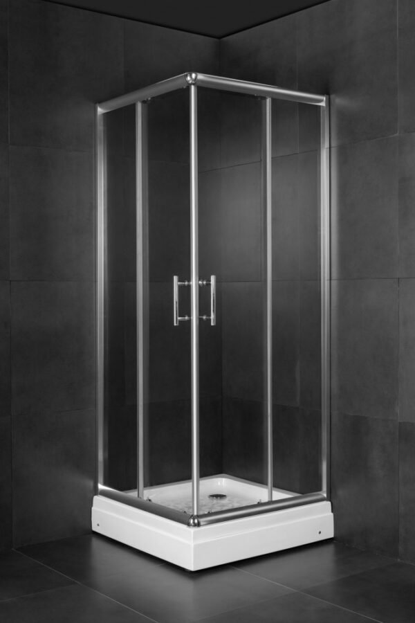 Tuš kabina kvadratna 90x90x185 5mm cisto staklo I