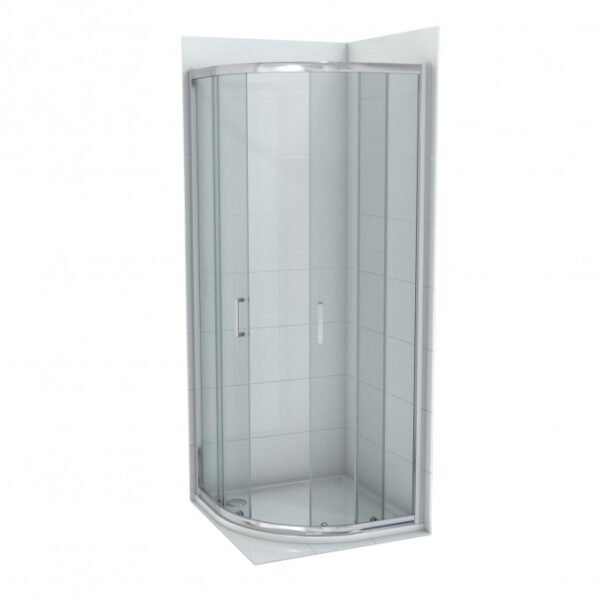 Tuš kabina polukružna 90x90x195 6mm ATLAS I
