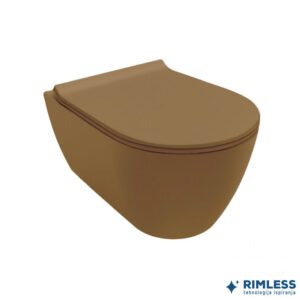 WC šolja konzolna HATRIA FUSION Braon Rimless I