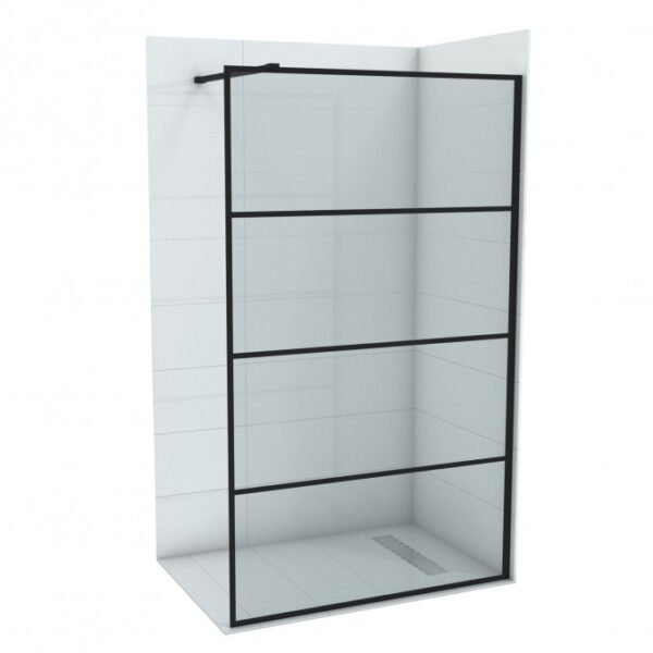 Paravan Walk-in 90x200 8mm COPEN MONTE BLACK I