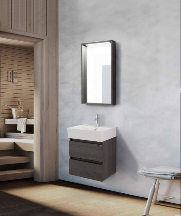 Ormaric sa umivaonik LineArt PLAZA 50cm white I - Image 3