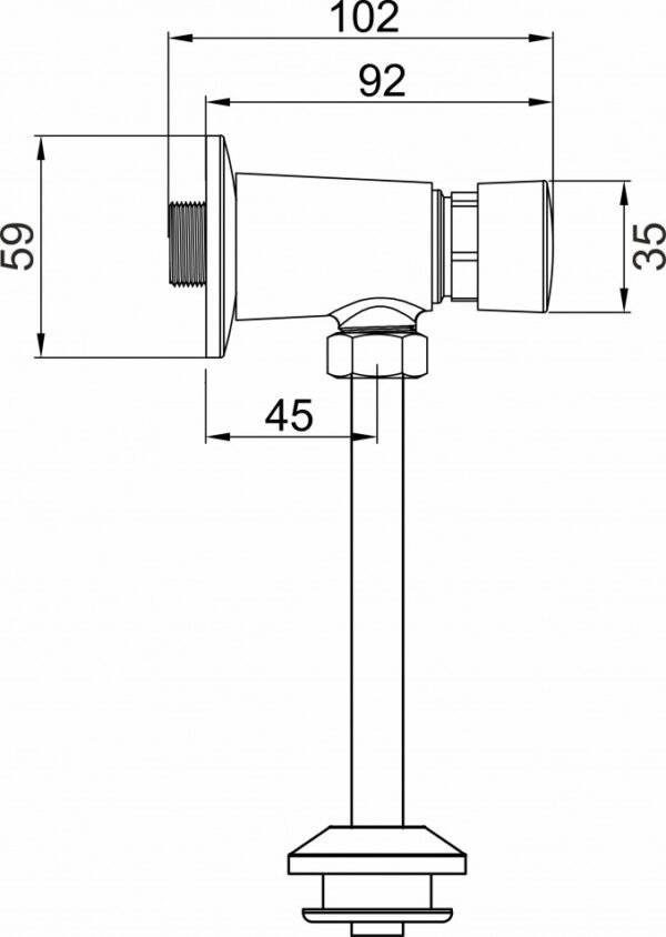 Potisna Baterija za pisaor-okrugla 3001 MINOTTI I - Image 2