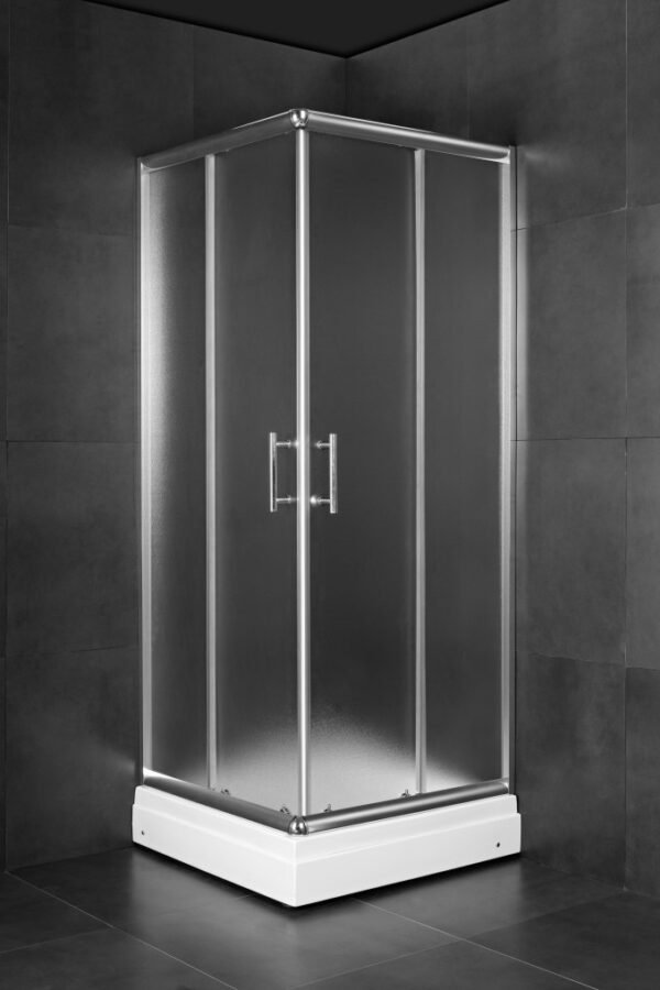 Tuš kabina kvadratna 90x90x185 5mm mat staklo I