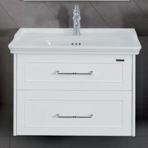 Ormaric sa Umivaonikom LineArt FRAME 80cm-White I