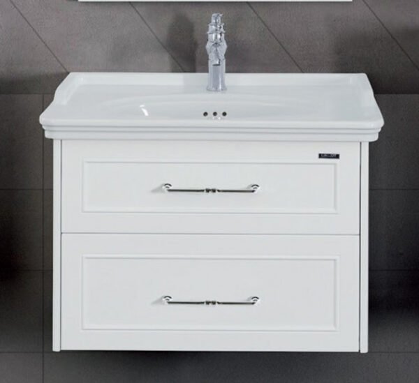 Ormaric sa Umivaonikom LineArt FRAME 80cm-White I