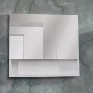 Kupatilsko ogledalo LineArt NOVA 80cm white I