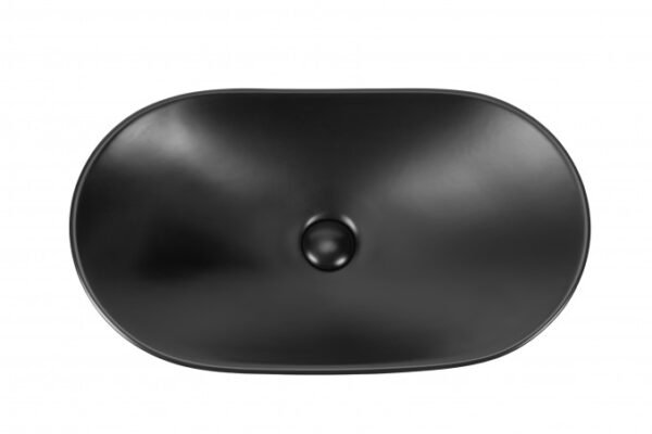 Umivaonik nadgradni Minotti 7030CM CRNI MAT 615x360 I - Image 2