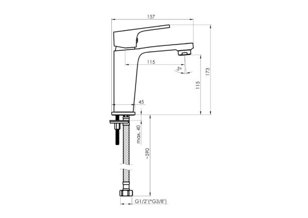 Baterija za Umivaonik RUBINETA MD80108 H - Image 3
