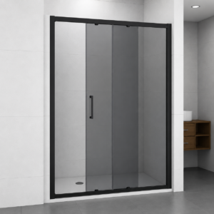 Tuš vrata 140x195-6mm COPEN ATLAS BLACK I