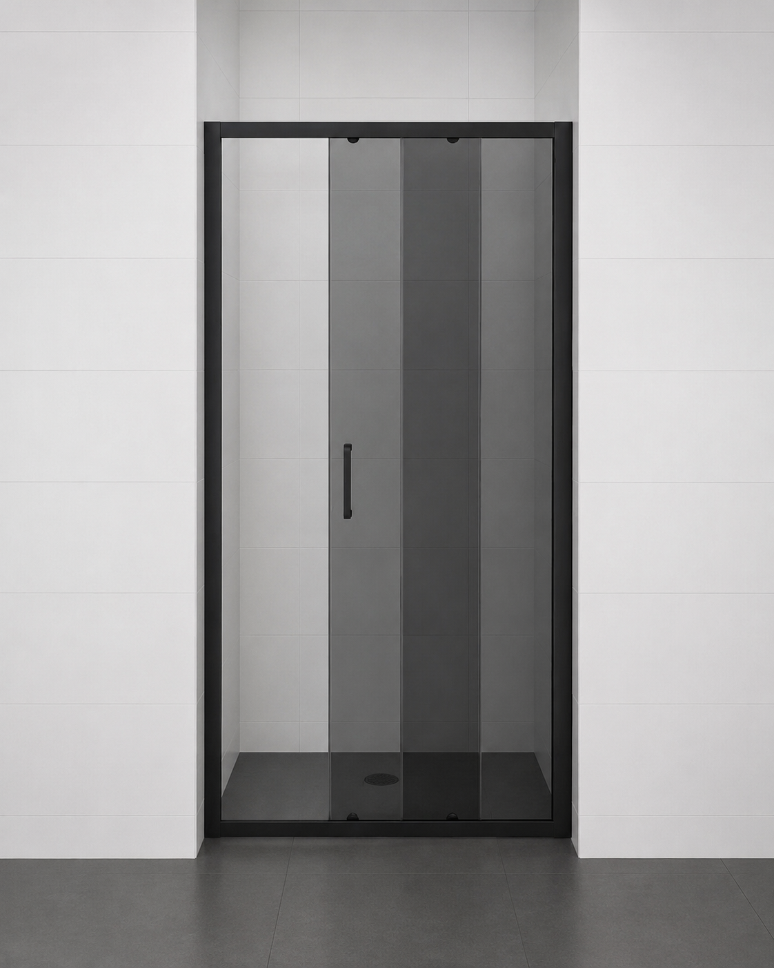 Tuš vrata 100x195 6mm COPEN ATLAS BLACK I