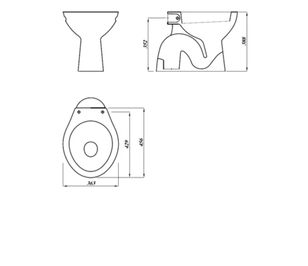 WC ŠOLJA LECICO SIMPLON R - Image 2