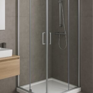 Tuš kabina 90X90 cm kvadratna prozirno staklo R