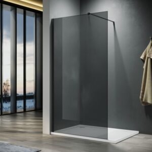 Tus kabina Walk in 90x200cm gray staklo R