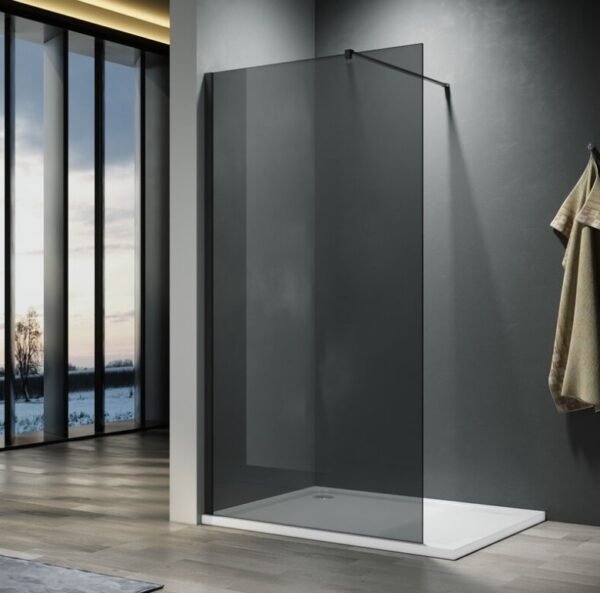 Tus kabina Walk in 90x200cm gray staklo R