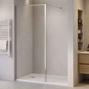 Tuš kabina 900x2200mm Walk in hrom Eckle