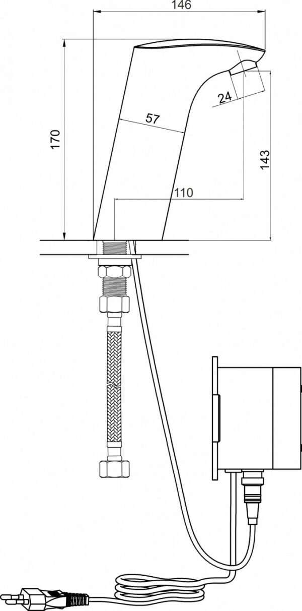 Baterija za Umivaonik senzorska 220W/6V I - Image 2