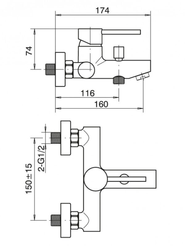 Baterija za Kadu TUBO 6111 I - Image 2