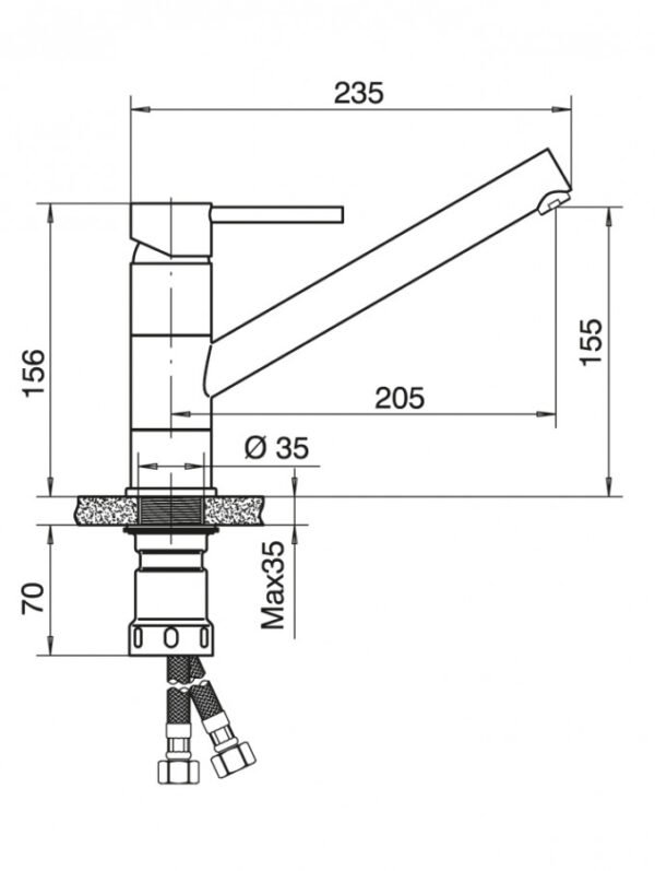 Baterija za Sudoper TUBO 6114 I - Image 2