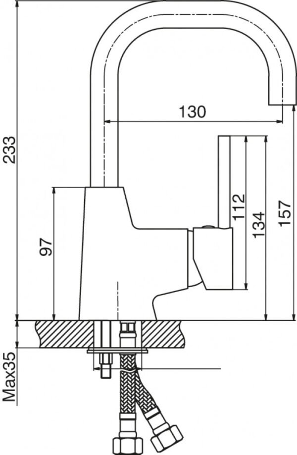 Baterija za Umivaonik TUBO 6120 I - Image 2