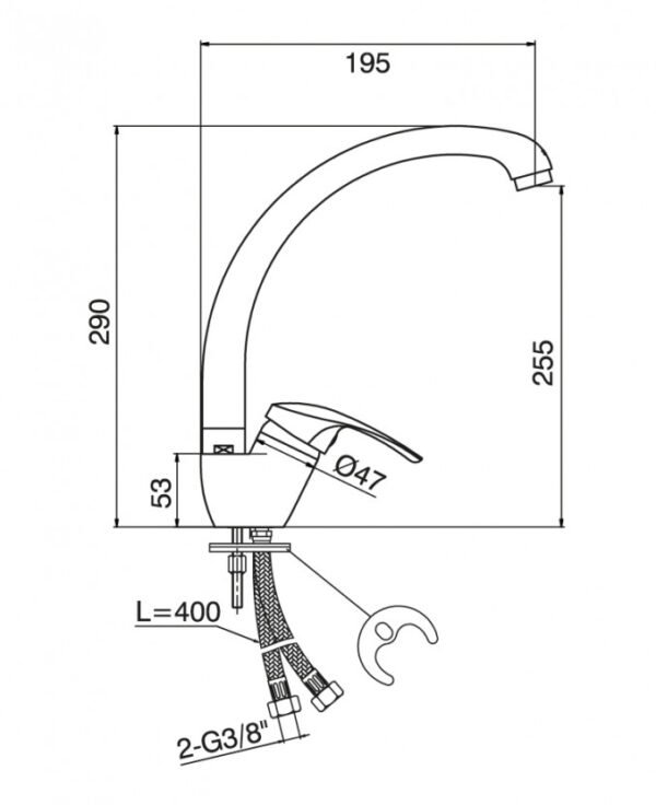 Baterija za Sudoper STANDARD 6887-2 I - Image 2