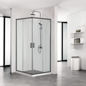 Tuš Kabina 90×90 Kvadratna Crna Eckle NAA1142