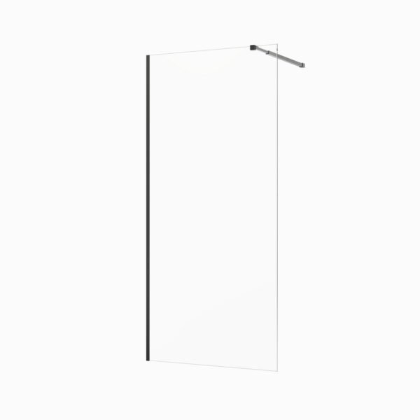 Tuš kabina Walk in 100×200 crna Royal
