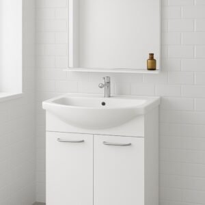 Umivaonik sa ormaricem+ ogledalo 65cm R