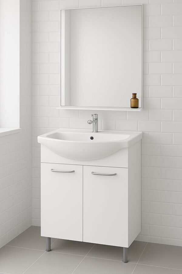 Umivaonik sa ormaricem+ ogledalo 65cm R