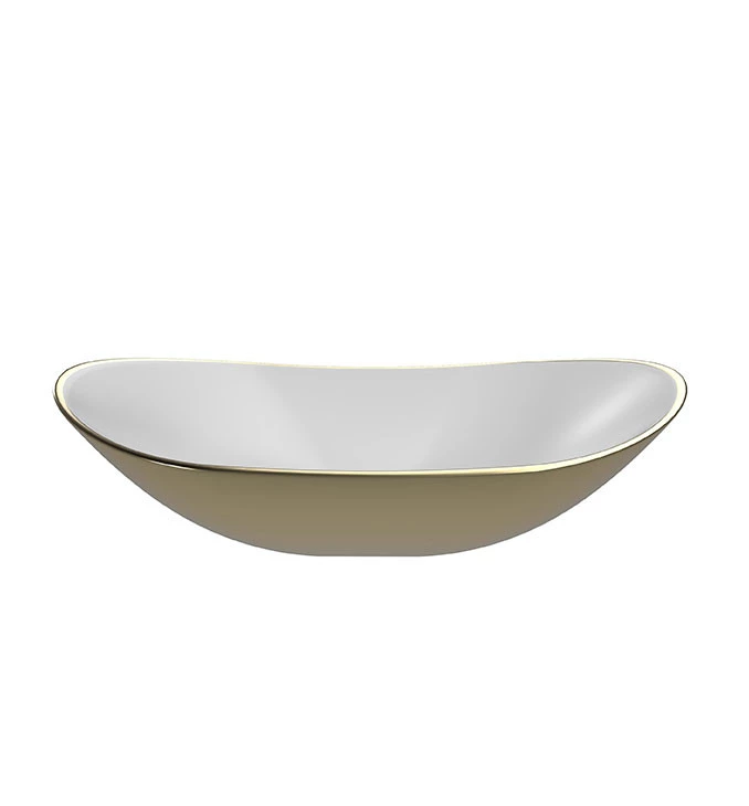 Lavabo COPEN nadgradni 615x360x155mm zlatno bijeli C-15-200 - Image 2