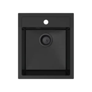 Sudoper granitni  MILO ALPHA 43.5x51.5 Lava stone sa sifonom ALP.L.1KBO I