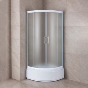 Tuš kabina + kada polukružna 90 mat staklo Rocco