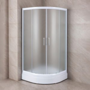 Tuš kabina polukružna + kada 90cm Mat Rocco