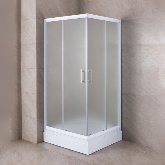 Tuš kabina + kada kvadratna 90×90 Mat Rocco