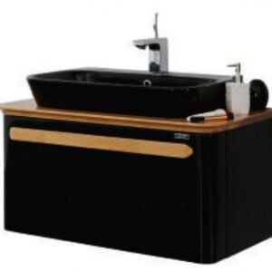 Kupatilski ormaric sa Umivaonikom SENSIO 80cm beech black I