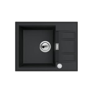 Sudoper Granitni 58x46 MILO AVANGARD Lava stone sa sifonom I