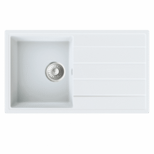 Sudoper Granitni MILO METRO 76x44 Magnesia white sa sifonom I