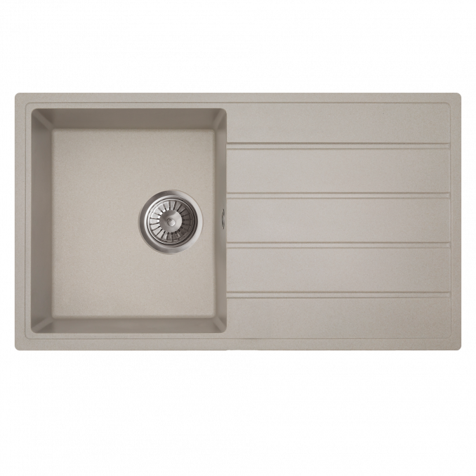 Sudoper Granitni MILO METRO 76x44 Pure sand sa sifonom I