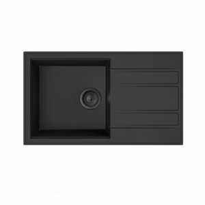 Sudoper Granitni MILO RETTO 78x46 Lava stone sa sifonom I