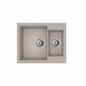 Sudoper Granitni MILO RETTO 61x50 Pure sand sa sifonom dupla I