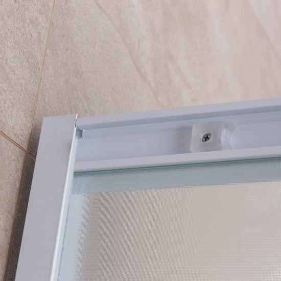 Tuš kabina polukružna + kada 90cm Mat Rocco - Image 10