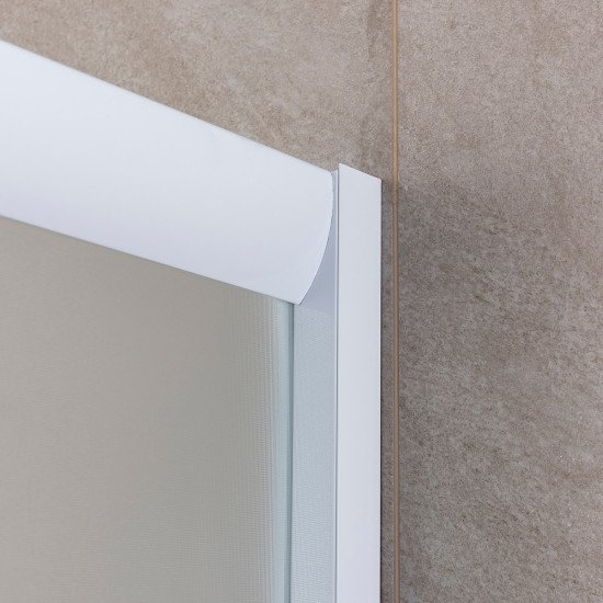 Tuš kabina polukružna + kada 90cm Mat Rocco - Image 11