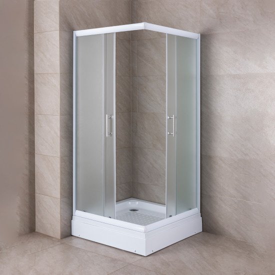 Tuš kabina + kada kvadratna 90×90 Mat Rocco - Image 2